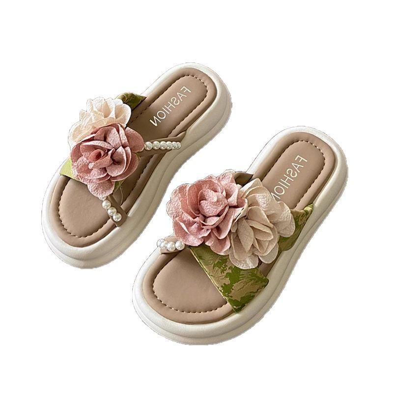Sandals Women's Summer 2025 New High-value Beautiful Versatile Casual Muffin Thick-soled Skirt Beautiful Sandals