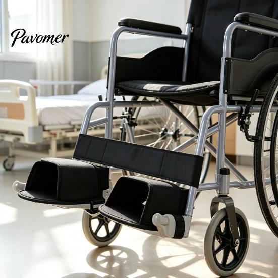Anti- Sturz Mobilitätshilfe Rollstuhl Fußstütze Schuhhalter, Verstellbare Gurte für Beinbehinderte Patienten Schutz Halterungen, Pedale Stützen Ältere