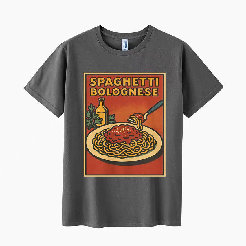 Funny Italian Spaghetti Meme Pop T Shirt Men Women Tshirt Fashion Crewneck Cozy Casual Aesthetic Shortsleeve Tshirts Hot Sale