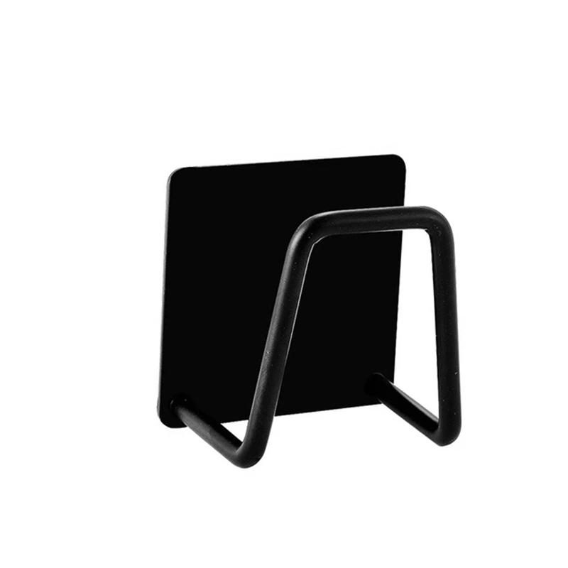 Küchenorganizer, Schwammhalter, Seifentrockner, selbstklebende Spülbecken-Abflussregale, Wandregale aus Edelstahl für die Spüle, Haken