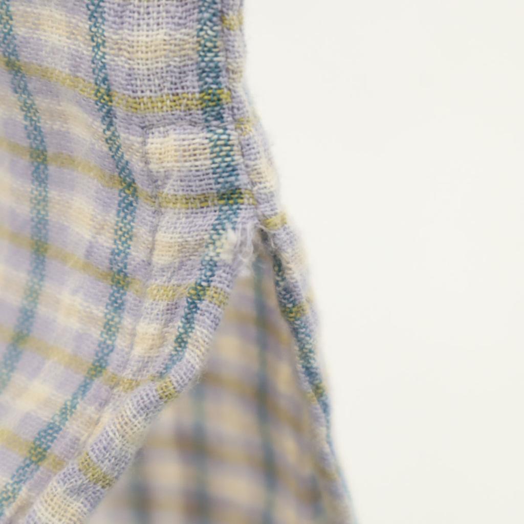 Patagonia Check Short Sleeve Open Color Shirt S Blue RN51884 Outdoor Women Used