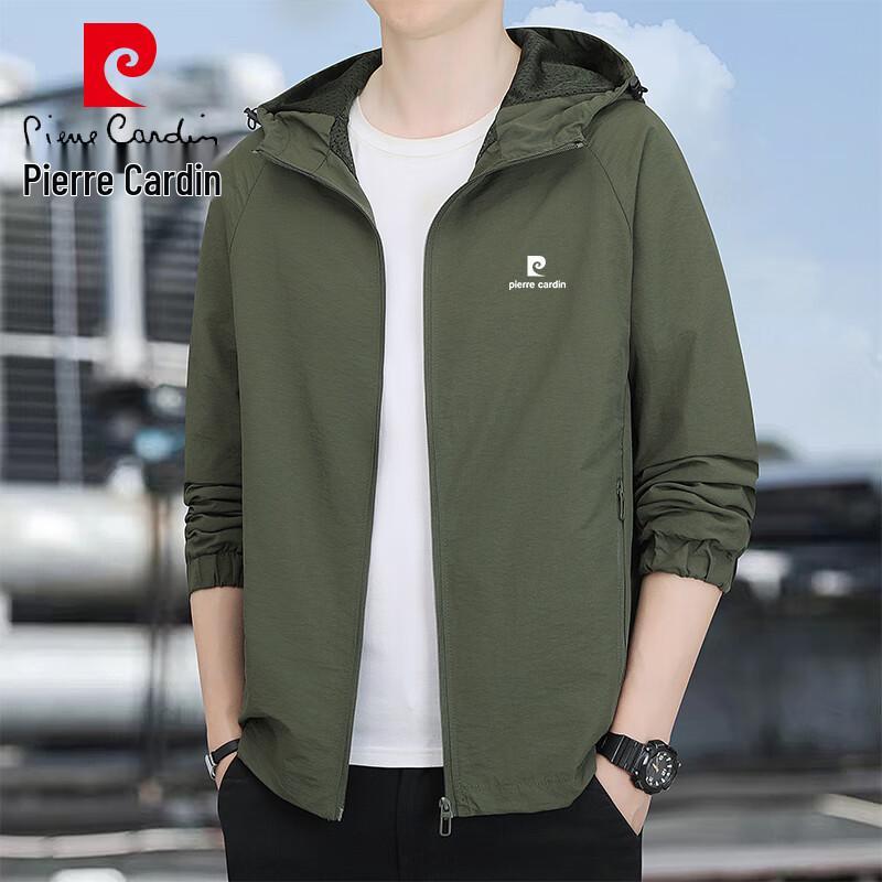 Pierre Cardin Men's Spring Autumn Hooded Jacket