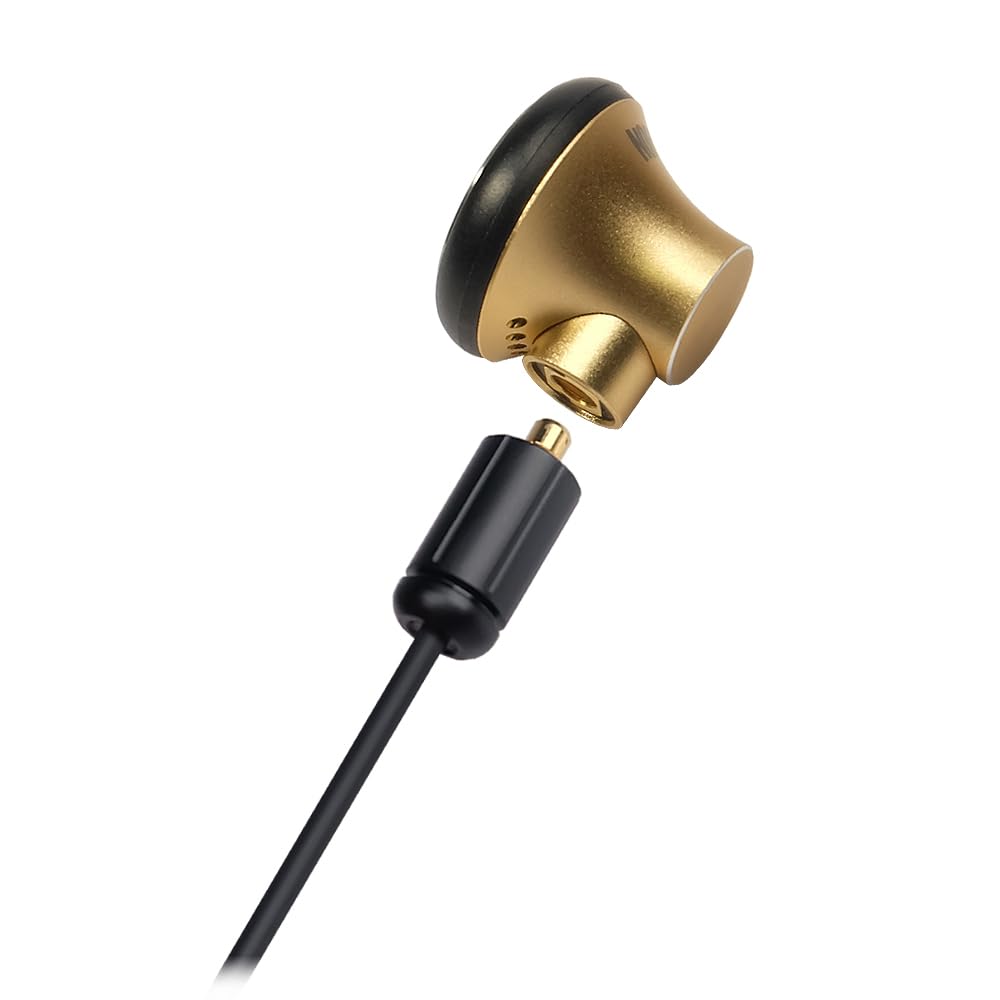 Uguisu Bush NOBUNAGA Straight Plug Headphones (Japanese Warbler) GOLD Labs MMCX/3.5mm In-Ear