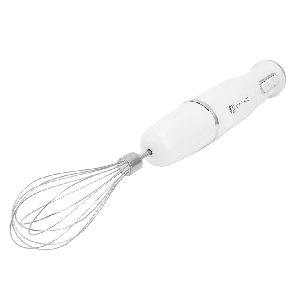 Multifunction Hand Blender Mixer 600W Electric Stirrer Food Processor   White