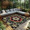 Unique Persian Rug Carpet Home Decor Area Rug Living Room Floor Mat Modern Patterned Accent Rug Non Slip Washable Floor Covering