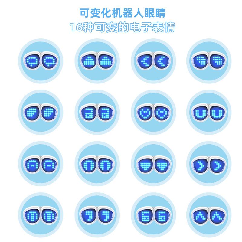 Remote Control Programming Robot Music Lighting Pattern Switching Intercom Robot Gesture Sensing Toy