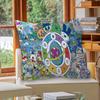 Tamagotchi Cut Friend Office Cushion Pillowcase Car Cushion CoverXCM Lumbar Pillowcase Sofa Pillowcover