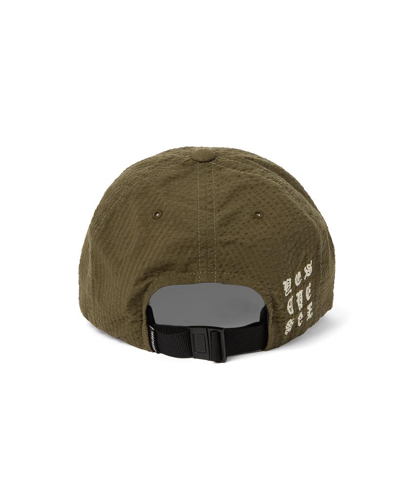 YESEYESEE Y.E.S Washed Seersucker Cap Olive