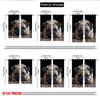 Flat Printing Window Treatment Curtains Cute Pug Puppy Portrait Digital Printed Polyester Drapes Family Party Decoration Curtain Set Of 2 Made