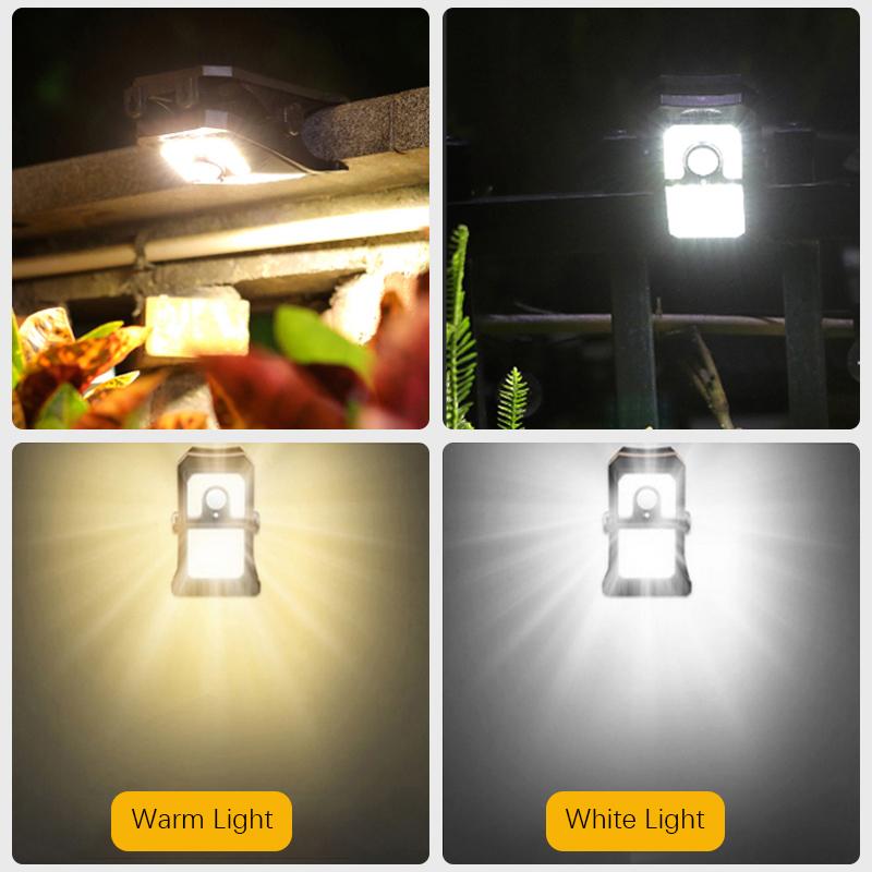 Intelligent Light Control Solar Lamp,Polycrystalline Panel,Auto-Charging by Day Auto-On at Night,PIR Motion Sensor with 3 Modes