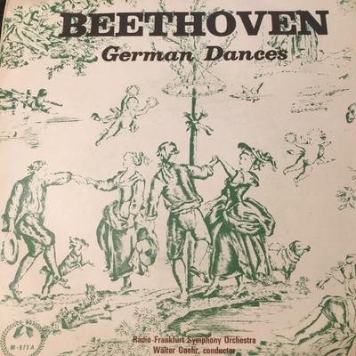 7inch Record CONDUCTED BY WALTER GEHL - German Dance Collection M973A CONCERT HALL Japan Classical Used
