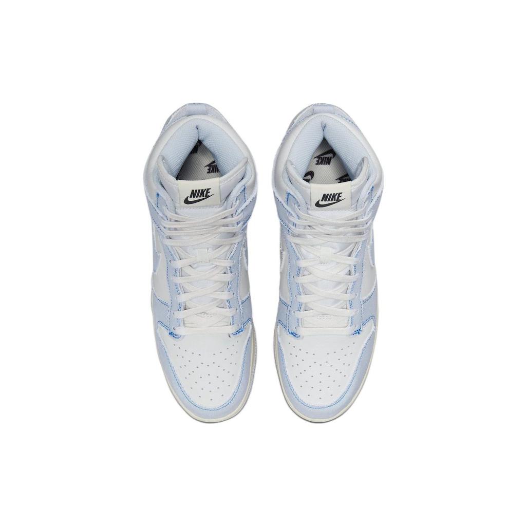 Nike Dunk High 1985 Blue Denim Unisex Sneakers White Summit-White Football-Grey DQ8799-101