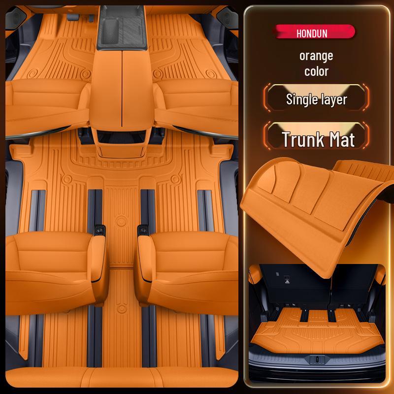 Compatible Carpet Mats for WEY Gaoshan 7-Seater TPE2025 Interior Modification