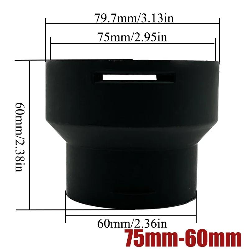 60mm/75mm/80mm/90mm Diesel Parking Heater Ducting Reducer Hose Tube Connector Pipe Joiner Converter For Car Truck VAN Camper