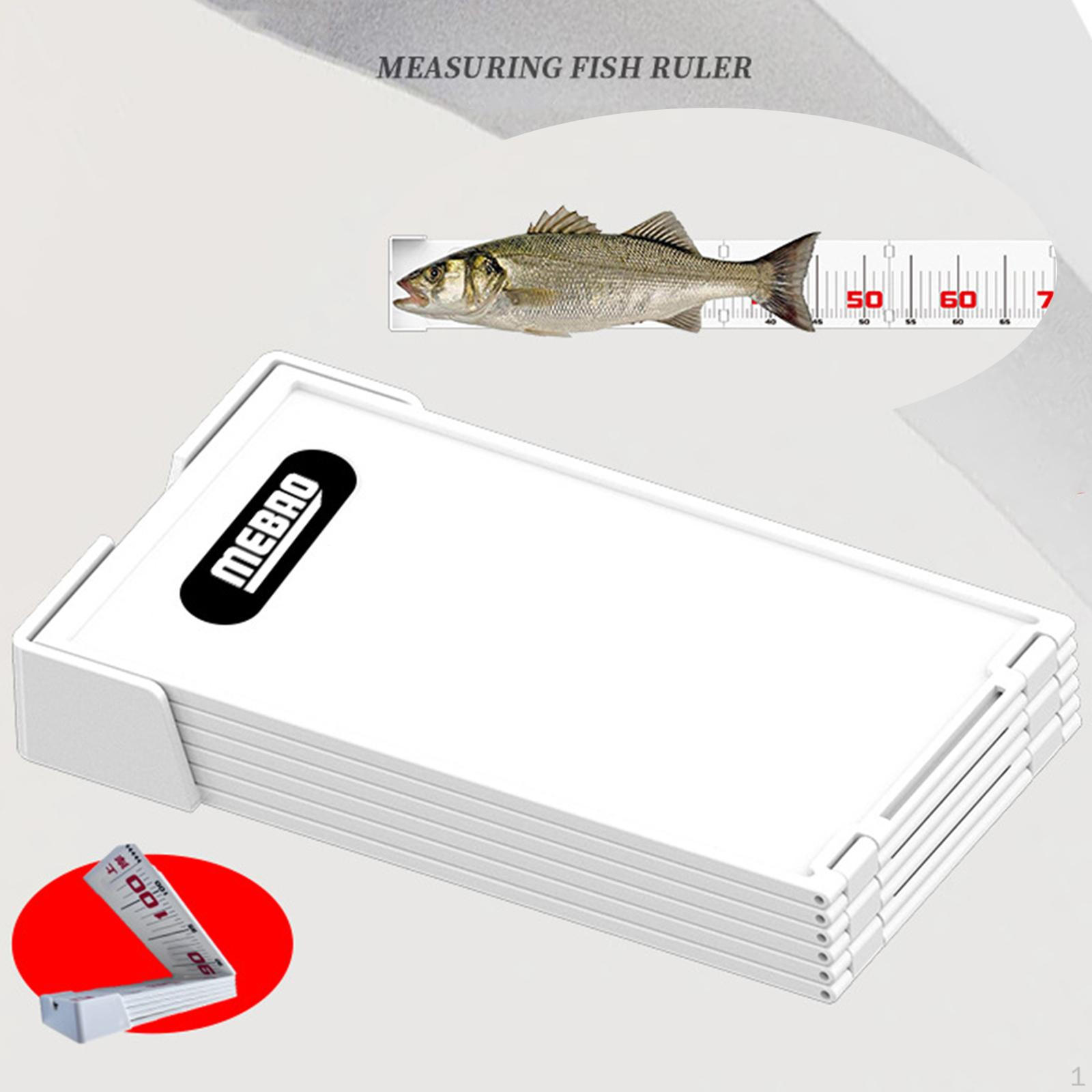 

Ruler Measure Device for Anglers Portable Folding Fishing Measuring Tape Kayak Yacht 100cm