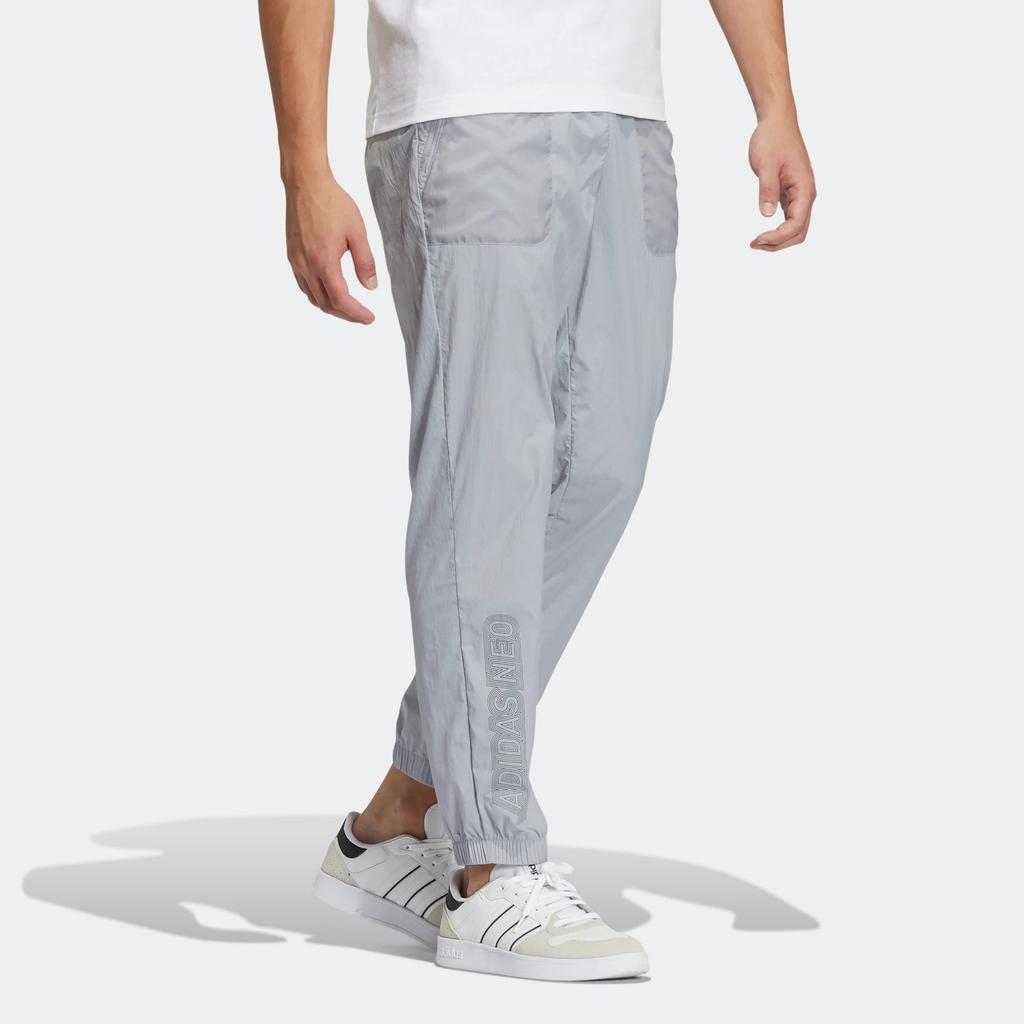 Adidas Neo Casual Sports Pants Men Bottoms Silver-Grey HC9706
