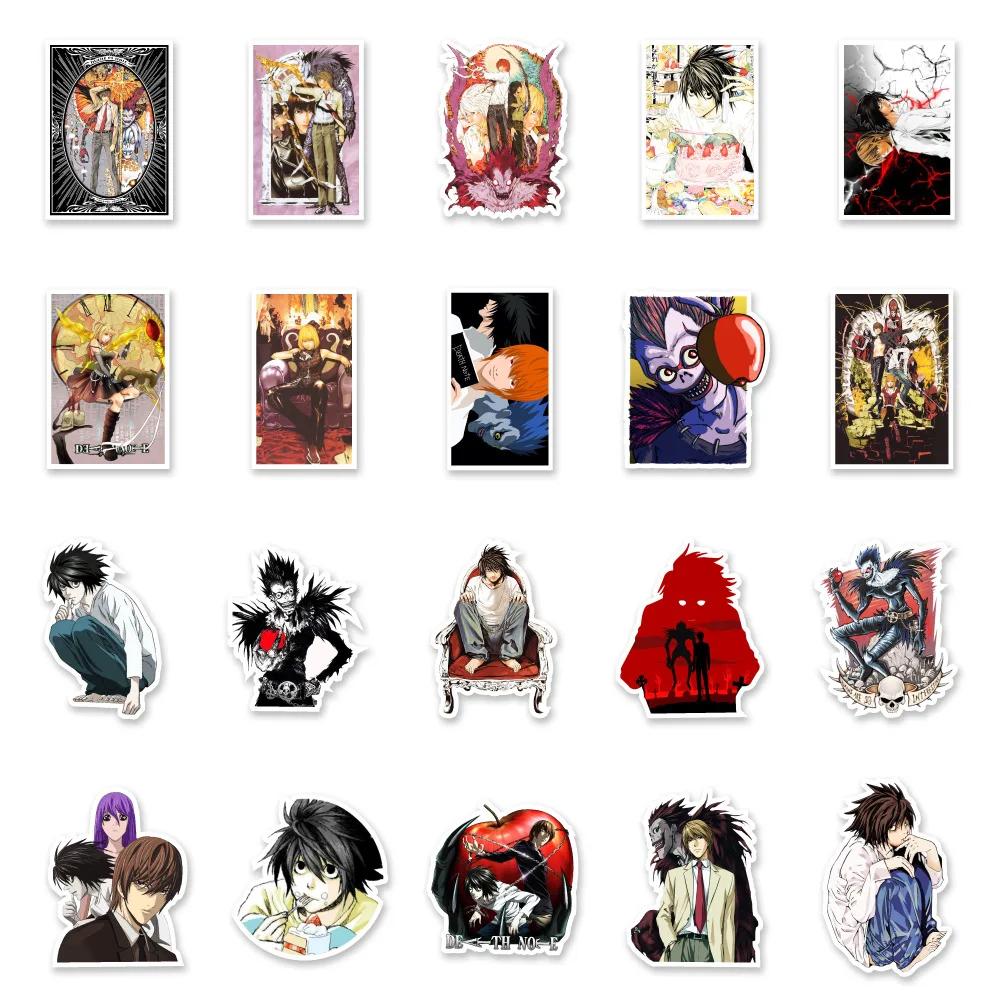 50PCS Cool Anime DEATH NOTE Stickers Classic Toy DIY Car Motorcycle Luggage Guitar Cartoon Funny Sticker Decal Toy Gift