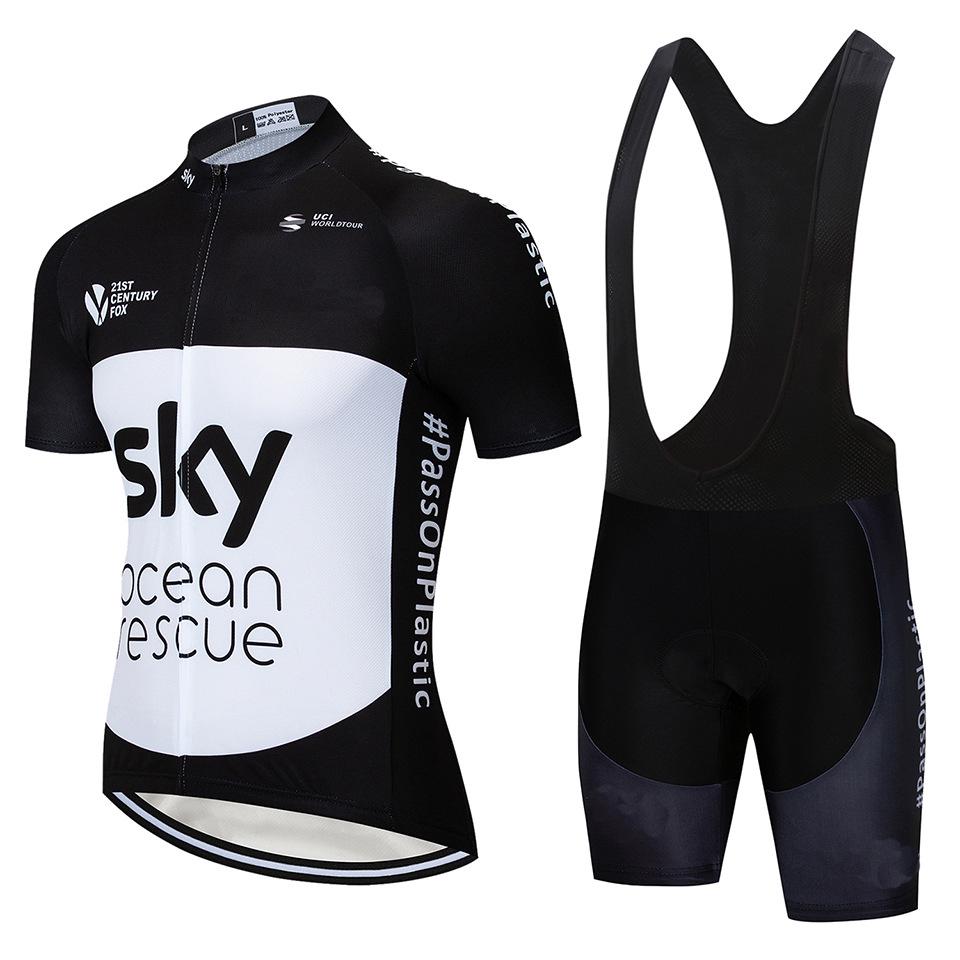 Men's and Women's Summer Bicycle Road Mountain Bike Top Whale Tour France, Cycling Suit Speed Down Suit 2026 Summer Breathable Cycling Suit Set