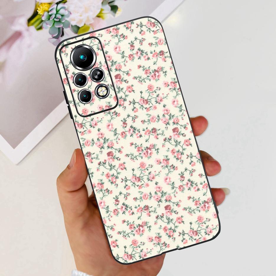 For Infinix Note 11 Pro Case X697 Cute Painted Back Cover Soft Silicone Phone Cases For Infinix Note 11 Note11 Pro Fundas Bumper
