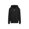 Logo Solid Color Sports Hoodie Men Tops Black HE4354