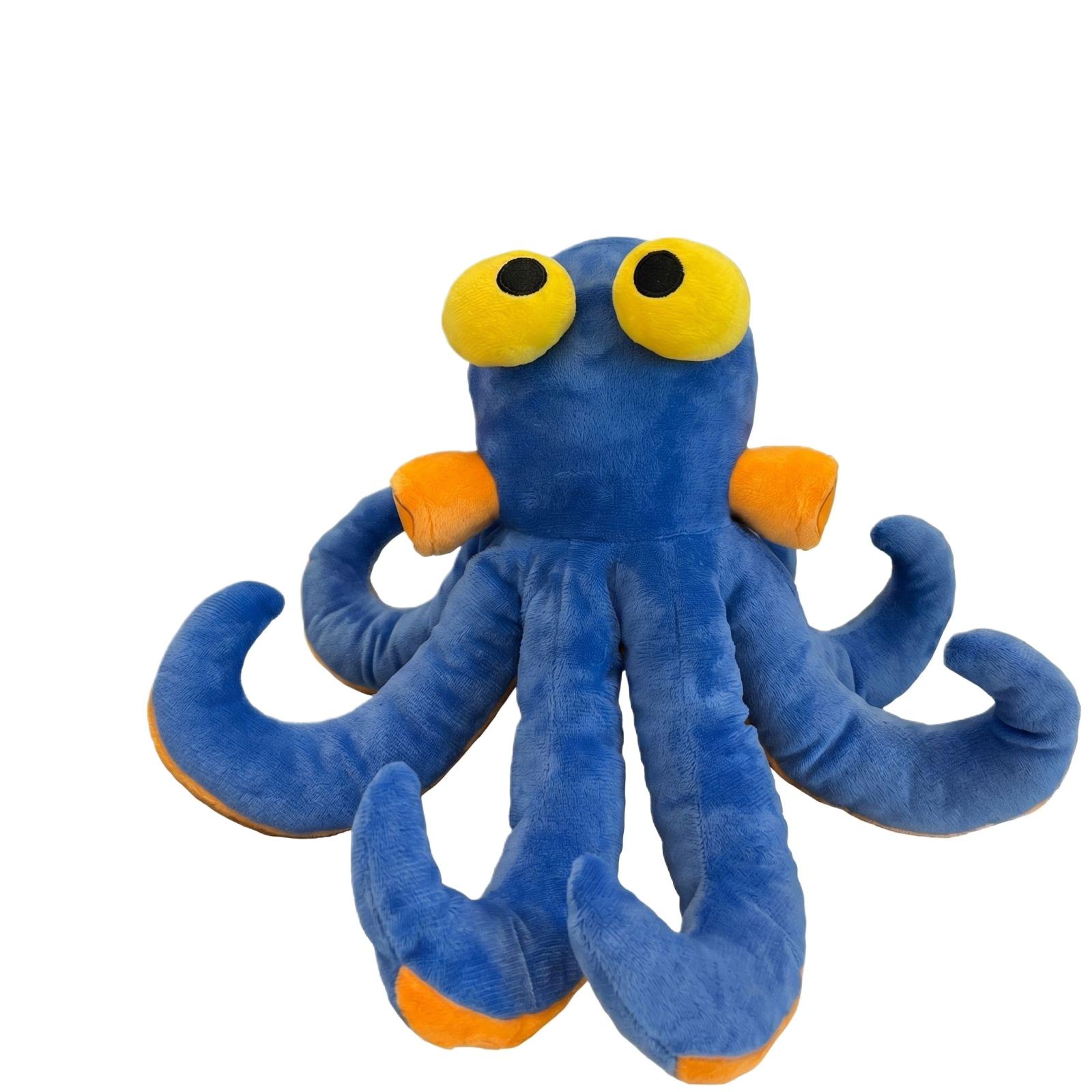 Soft Plush Octopus Toy with Multiple Curled Tentacles and Large Eyes Stuffed Animal for Children and Collectors Suitable for Play and Display