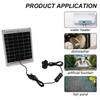 12V 10W Aquarium Pump Watering System Mini Solar Panel Water Pump with Adjustment Switch Solar Panel Fountain Kits for Fish Tank