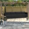Day and Night - Day and Night 4-piece Garden Sofa Set and Black Synthetic Rattan Cushions