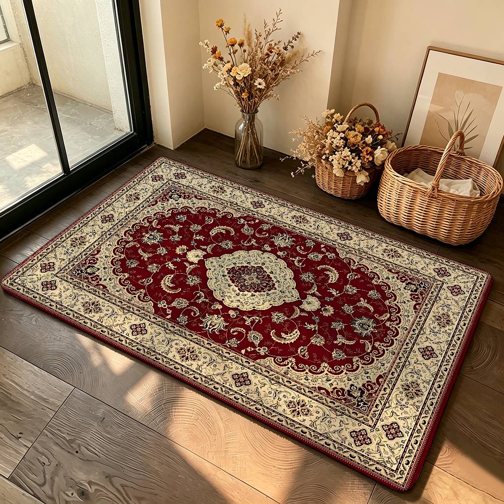 Persian Carpet Carpet Bathroom Anti-slip Mat Door Mat Home Decoration Mat Entrance Door Mat Scratch-resistant Door Mat