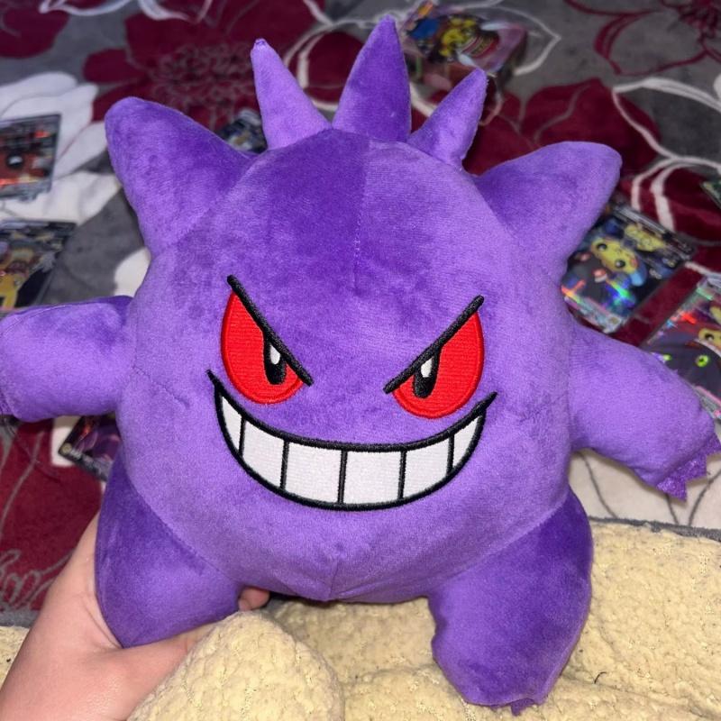 Adorable Gengar Plush Toy Stuffed Anime Doll Pokemon Ghost Type Purple Gengar Plushie Gift Fans
