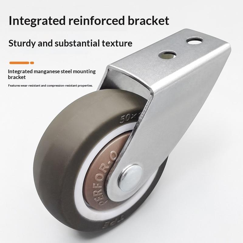 1Pcs Furniture Caster Silent Trolley Wheels Replacement For Table Chair Sofa Non-Slip Door Wheels Support Rolling Casters
