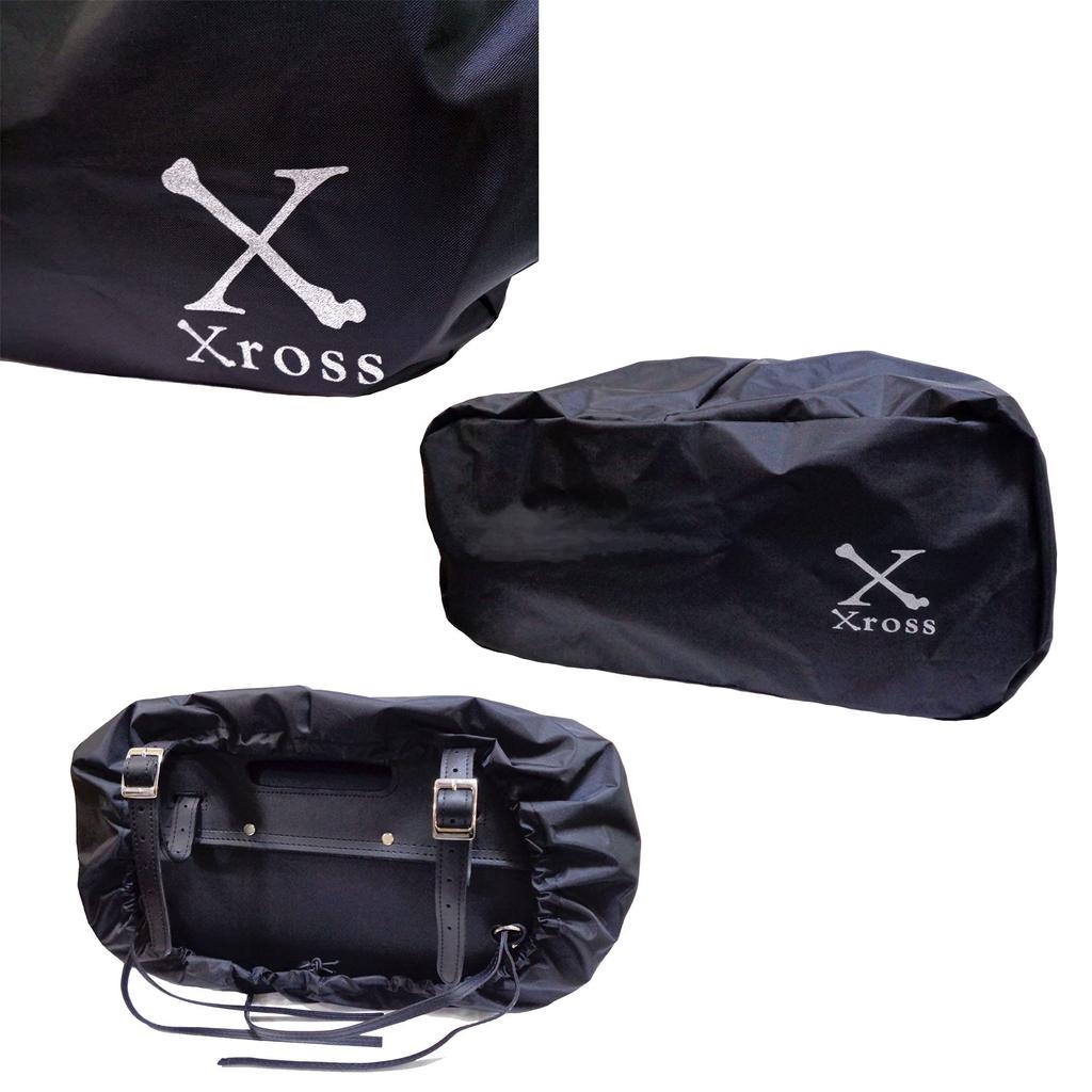 Xross Cross Single Saddlebag Side Bag Muffler Side Compatible XC-013 Black,