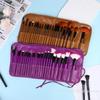24pcs Professional Makeup Brush Set Cosmetics Brushes for Eyebrow Powder Foundation Eyeshadow Travel Pinceaux with Storage Bag