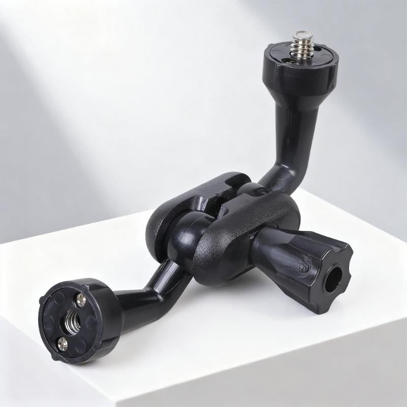 12cm 1/4 Male To Female Screw Adapter 360 Degree Rotating Extension Rod For Camera Accessories Phone Mount