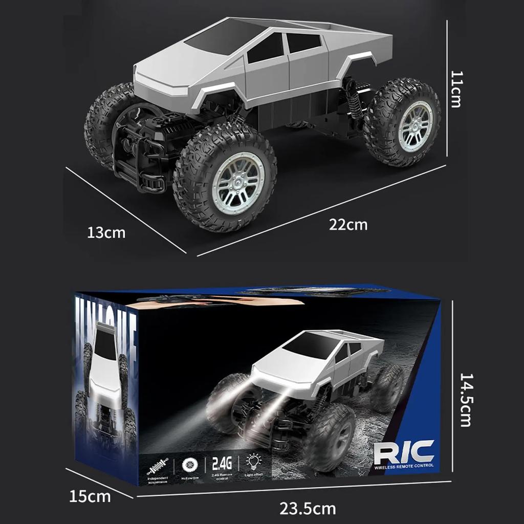 Amphibious 4WD RC Remote Control Car High Speed Off-Road Waterproof Monster Truck Toy Electric Vehicle Gift for Kids & Adults