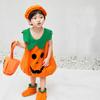 Props Costumes Outfit Halloween Costume Party Masquerade Cloth Pumpkin Costume With Hat and Bag