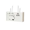 Wifi Router Storage Box Outlet Set Top Case Wall Mount Board Cover Hide Cable Switch Shelf Home Office Holder Hanging Organizers