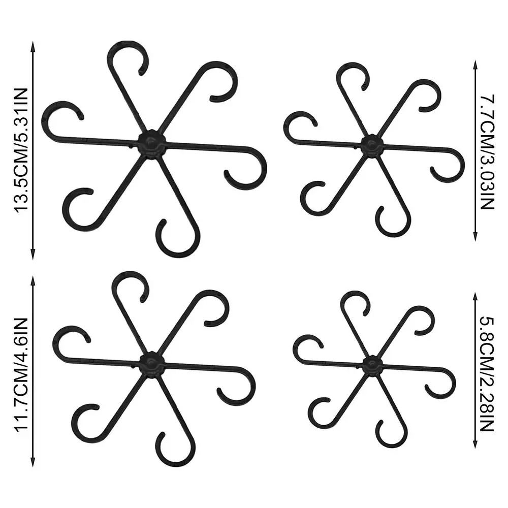 4pcs Double Plant Stem Folding Frame Efficient Plant Stem Holder  Climbing Plants To Grow Upright