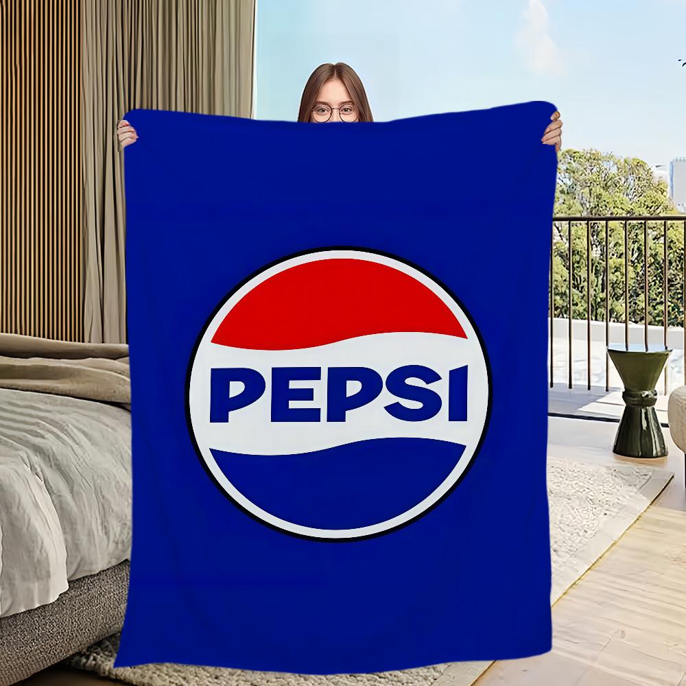 

Модна Художня P-Pepsi C-Cola Ковдра Фланелева тепла комфортна м яка плюшева ковдра Для Пікніка Ліжок Диванів Будинків І Спалень 30x40in