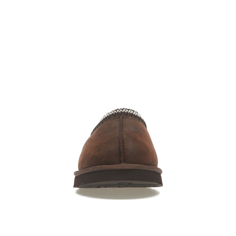 UGG Tasman Distressed Slipper Burnt Cedar Men Sneakers Brown 1158172-BCDR
