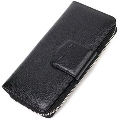 Leather Women's Wallet with a Block for Cards and Documents Tony Bellucci Wallet 21955 Black