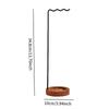 AS60-Calligraphy Brush Holder Rack Wind Chime Stand Desk Organizer Brush Hanger For Hanging Pottery