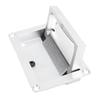 Recessed Hatch Pull Handles with Mounting Screw Zinc Alloy Boat Hatch Flush Pull Handle for Yacht RV Access Door