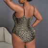 Leopard Print Sleeveless Women's Jumpsuit Romper - Sexy, Fashionable, Casual
