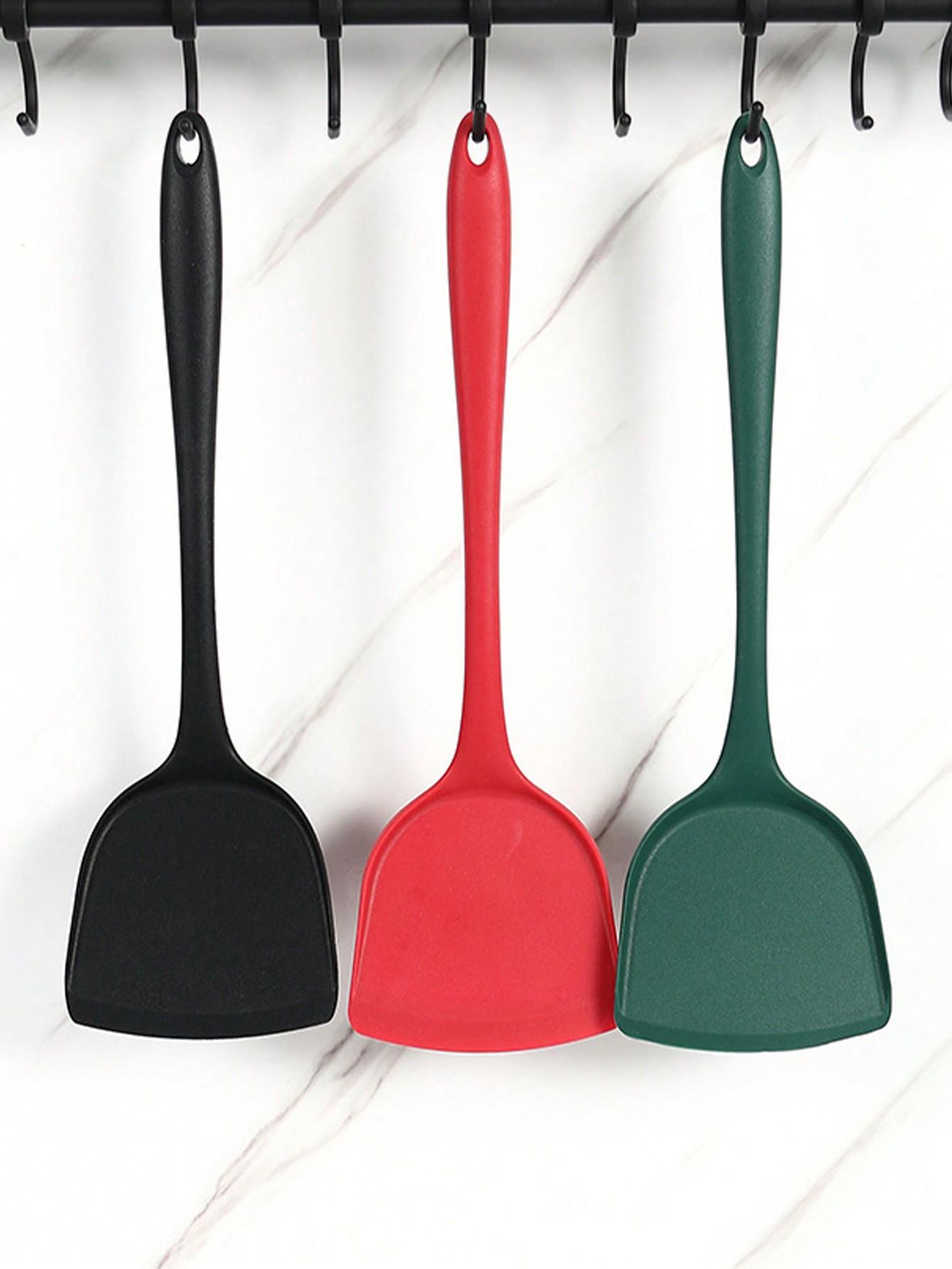 1pc Thickened Silicone Kitchen Supplies, High Temperature Resistant Non-Stick Household Cooking Shovel Kitchen Cooking Tools
