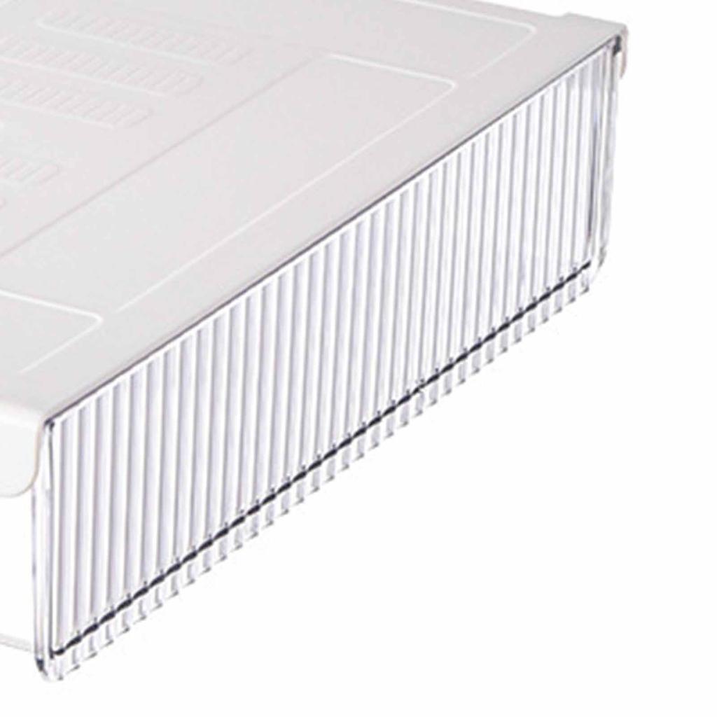 Schreibtischschublade Stilvoller Minimalismus Stil Große Kapazität Klare Schreibtischaufbewahrungsbox für Besteck