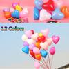 10/20pcs Romantic Thickening  Pearl Inflatable Toys Heart Shaped Latex Balloons Wedding Decor