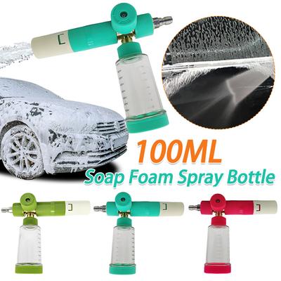 Pistolet de Nettoyeur Haute Pression 100ml avec Connecteur Rapide 1/4 Pouce Pulvérisateur Mousse Lave-Auto Pot Pulvérisateur Mousse pour Nettoyage Voitures SUV