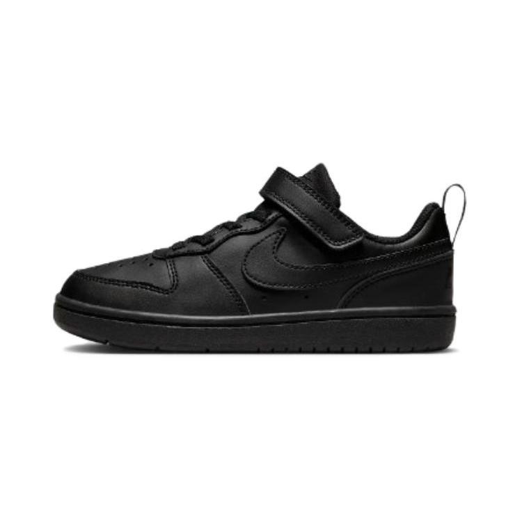 (PS) Nike Court Borough Low Recraft Black Kids DV5457-002 EU 28