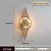 Elegant Crystal Wall Lamp: Minimalist Design for Bedrooms, Living Rooms, Stairs, and Hallways