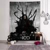 The 100 Tv Series Anime Hanging Bohemian Tapestry Home Decoration Hippie Bohemian Decoration Divination Wall Hanging Home Decor